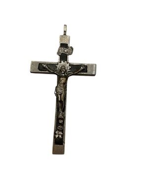 Antique Religious Crucifix Pendant